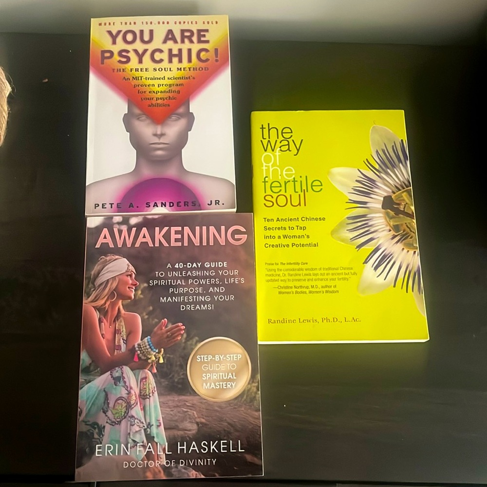 Three books in excellent condition!